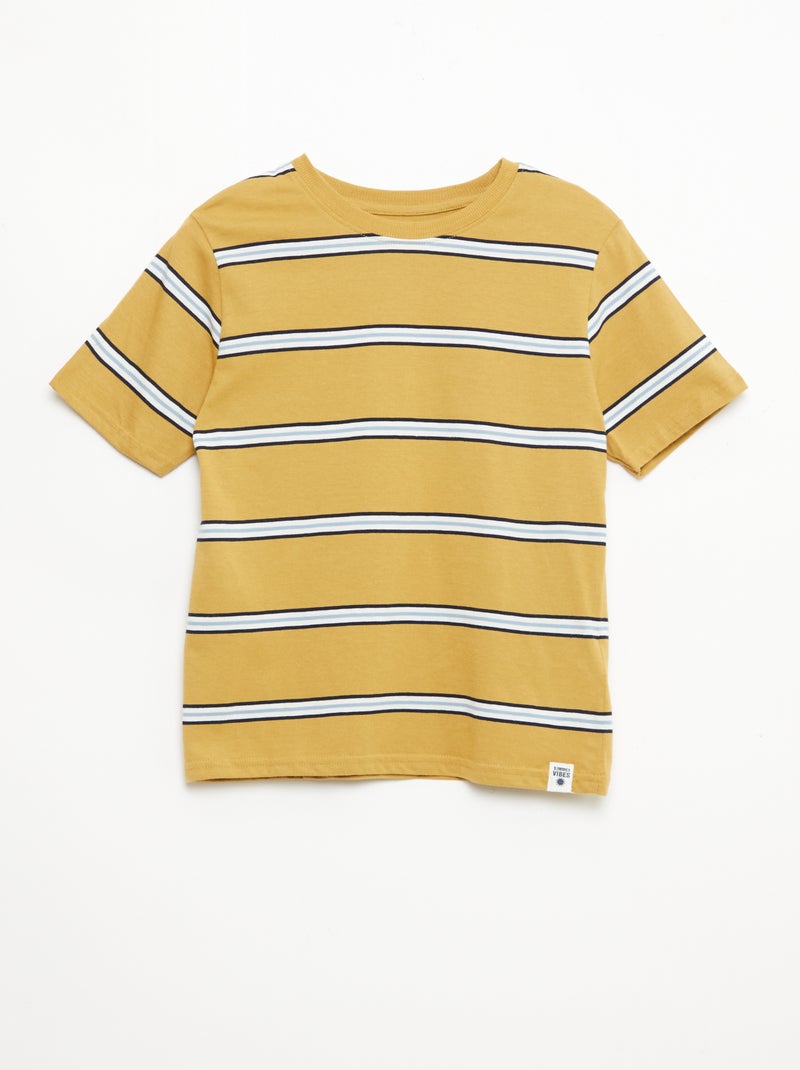 pack de 2 camisetas Beige - Kiabi