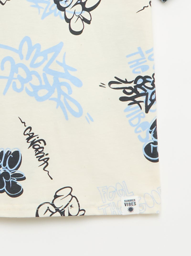 pack de 2 camisetas Beige - Kiabi