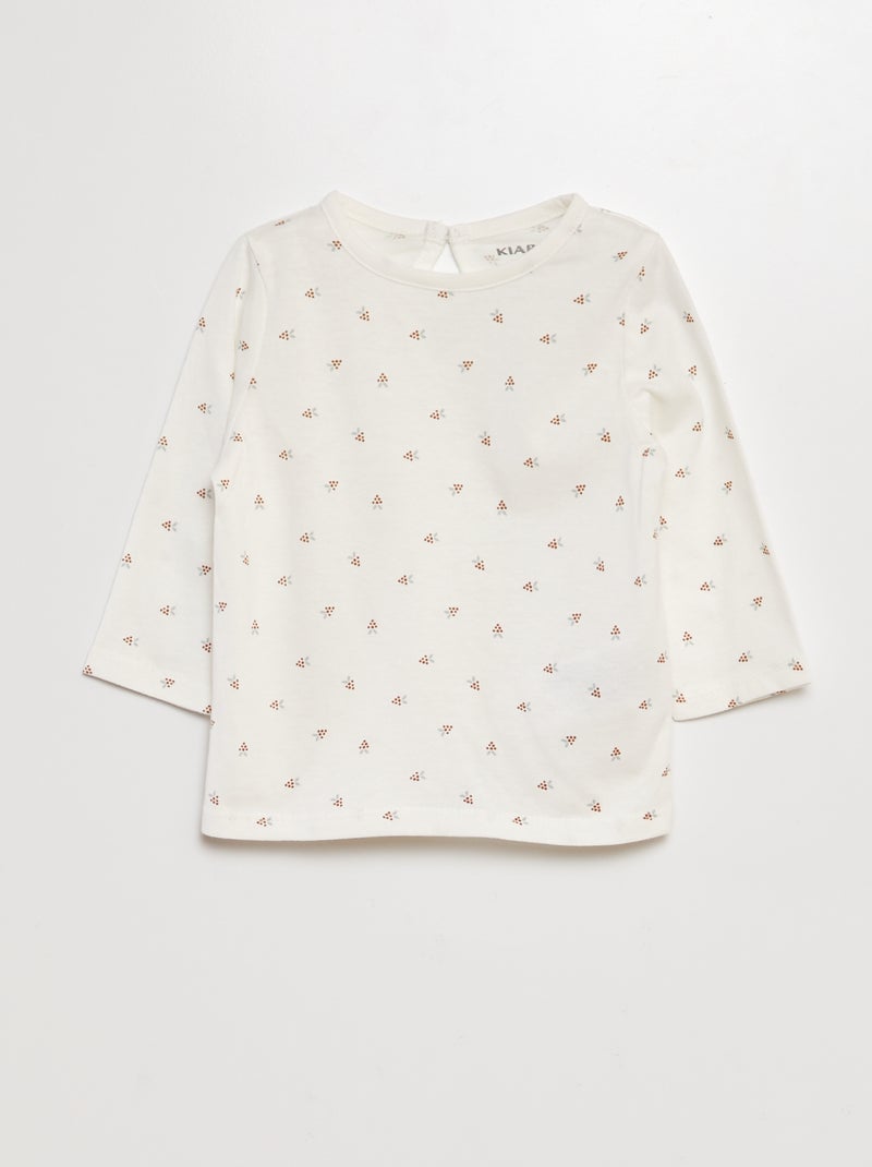 Pack de 2 camisetas BLANCO - Kiabi