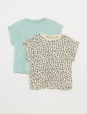 Pack de 2 camisetas de algodón