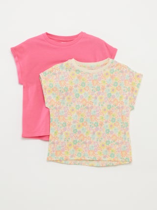 Pack de 2 camisetas de algodón