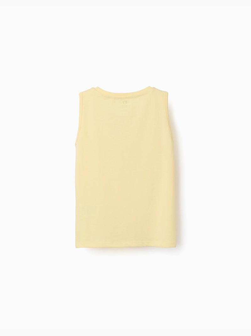 Pack de 2 camisetas de algodón con estampados de playa Blanco - Kiabi