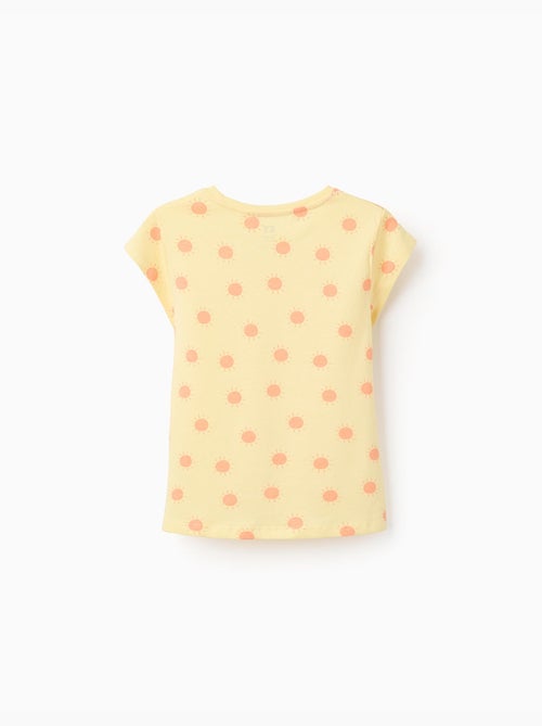 Pack de 2 camisetas de algodón con estampados veraniegos - Kiabi