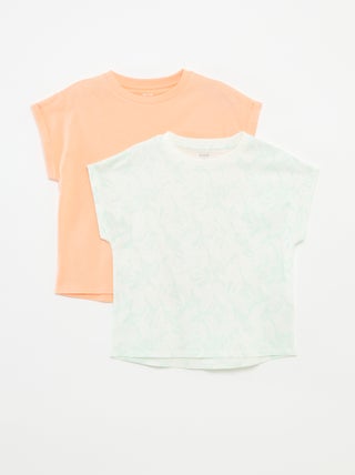 Pack de 2 camisetas de algodón