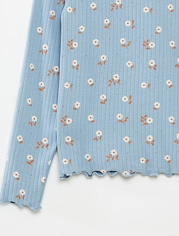 Pack de 2 camisetas de canalé