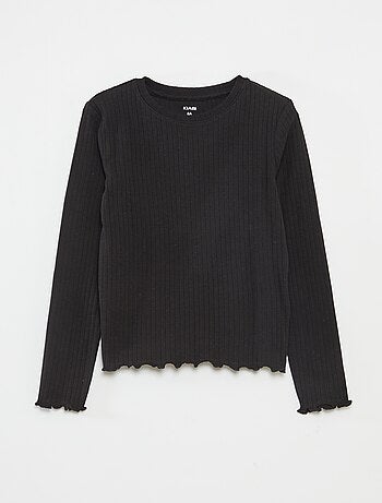 Pack de 2 camisetas de canalé