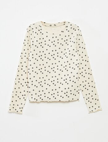 Pack de 2 camisetas de canalé