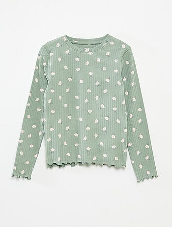 Pack de 2 camisetas de canalé