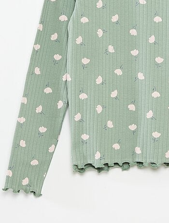 Pack de 2 camisetas de canalé