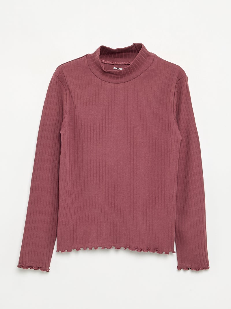 Pack de 2 camisetas de cuello alto Rosa - Kiabi