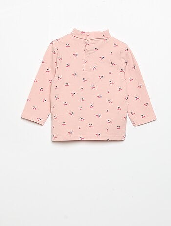 Pack de 2 camisetas de cuello alto