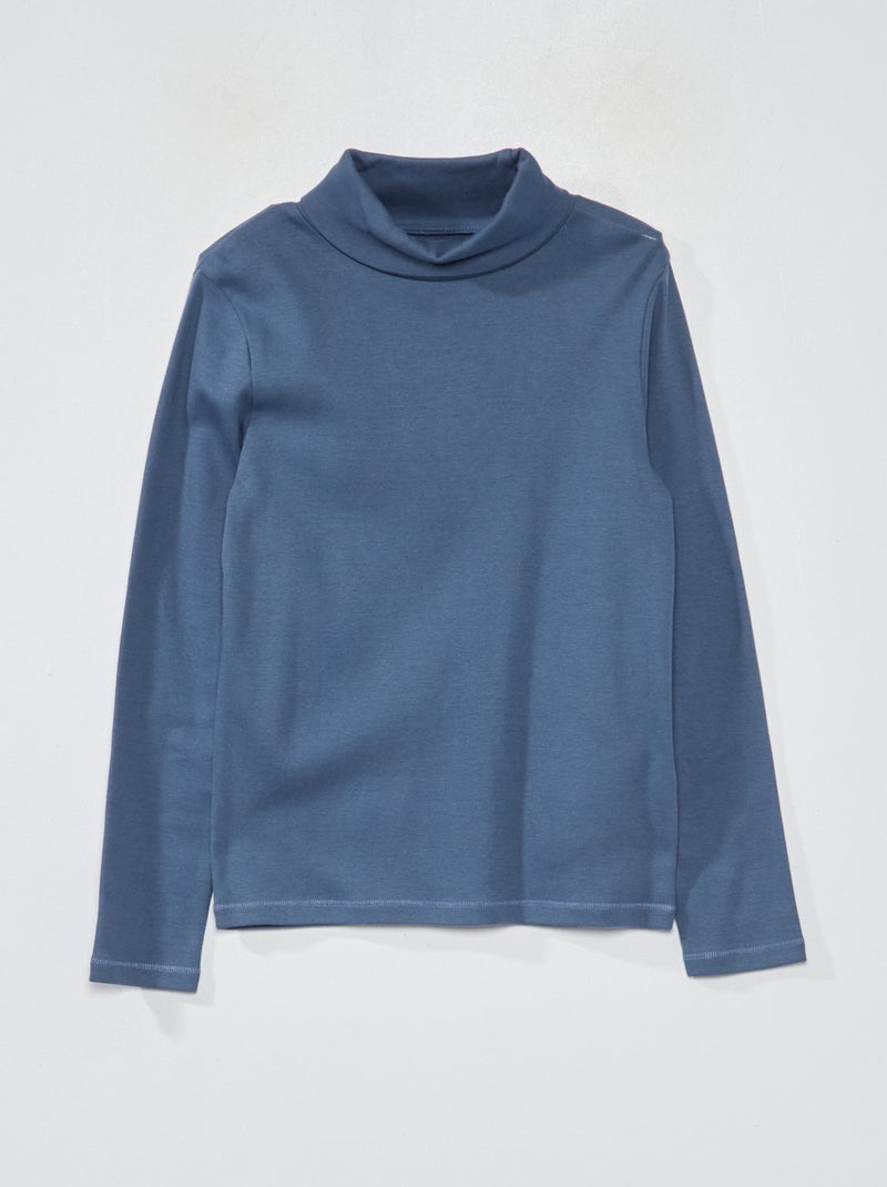 Marron Kiabi Camiseta Manga Larga Marron Jersey Kiabi Camiseta Cuello Alto  Negro Pack De Camisetas De, image size:800x1070