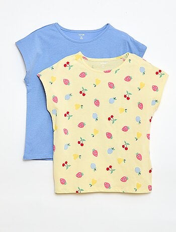 Pack de 2 camisetas de manga corta - 2 unidades