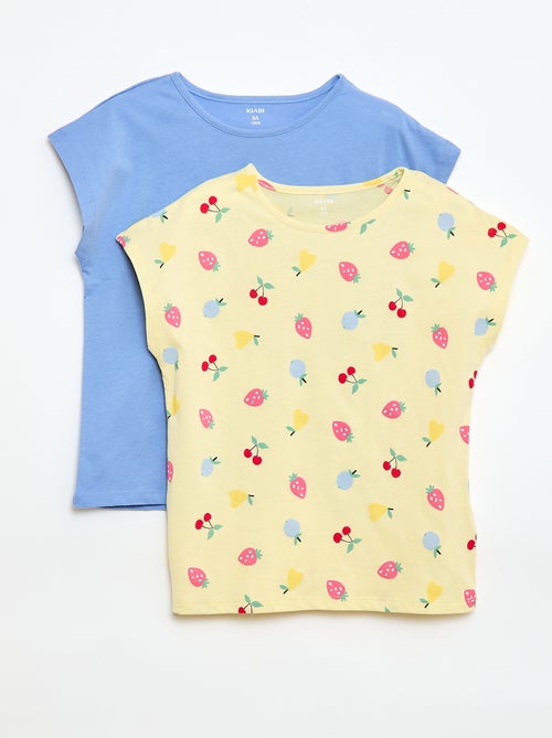 Pack de 2 camisetas de manga corta - 2 unidades - Kiabi