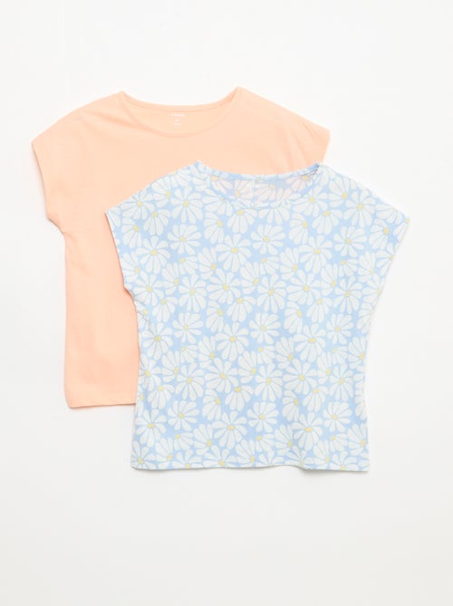 Pack de 2 camisetas de manga corta - 2 unidades - Kiabi