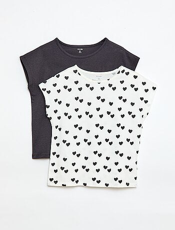 Pack de 2 camisetas de manga corta - 2 unidades