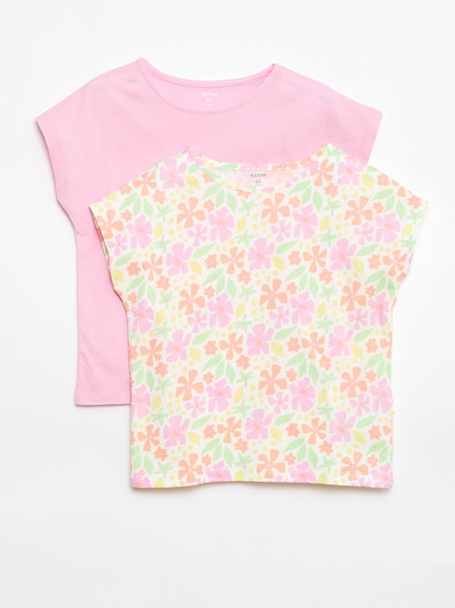 Pack de 2 camisetas de manga corta - 2 unidades - Kiabi