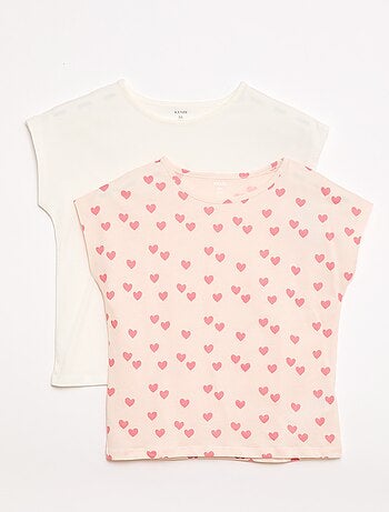 Pack de 2 camisetas de manga corta - 2 unidades