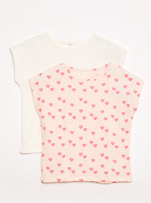 Pack de 2 camisetas de manga corta - 2 unidades - Kiabi