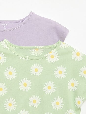 Pack de 2 camisetas de manga corta - 2 unidades