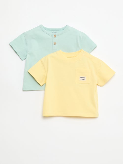 Pack de 2 Camisetas de manga corta - Kiabi