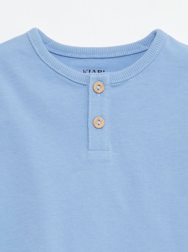 Pack de 2 Camisetas de manga corta Azul - Kiabi