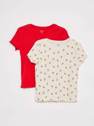 Pack de 2 camisetas de manga corta