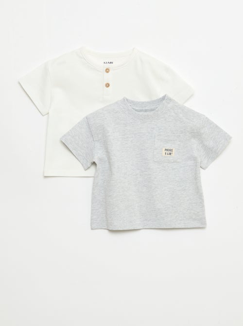 Pack de 2 Camisetas de manga corta - Kiabi