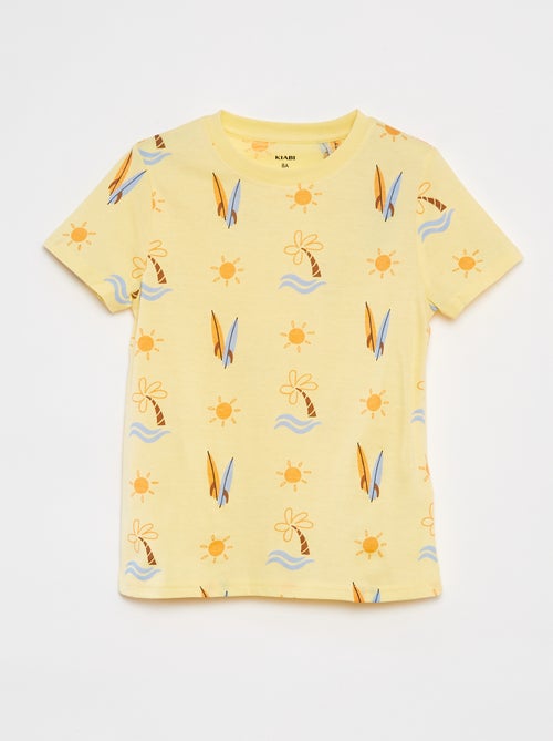 Pack de 2 camisetas de manga corta con cuello redondo - Kiabi