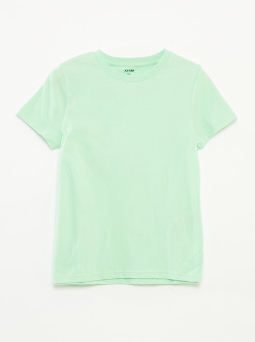 Pack de 2 camisetas de manga corta con cuello redondo - Kiabi