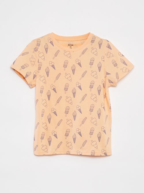 Pack de 2 camisetas de manga corta con cuello redondo - Kiabi