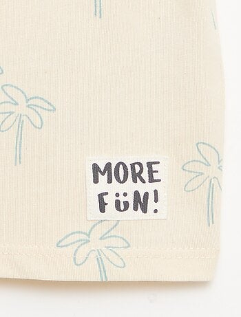 Pack de 2 camisetas de manga corta de algodón de jersey