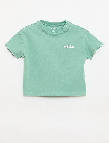 Pack de 2 camisetas de manga corta de algodón de jersey