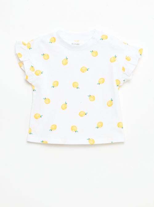 Pack de 2 camisetas de manga corta en punto de algodón - Kiabi