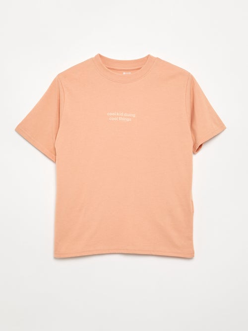 Pack de 2 camisetas de manga corta estampadas - Kiabi