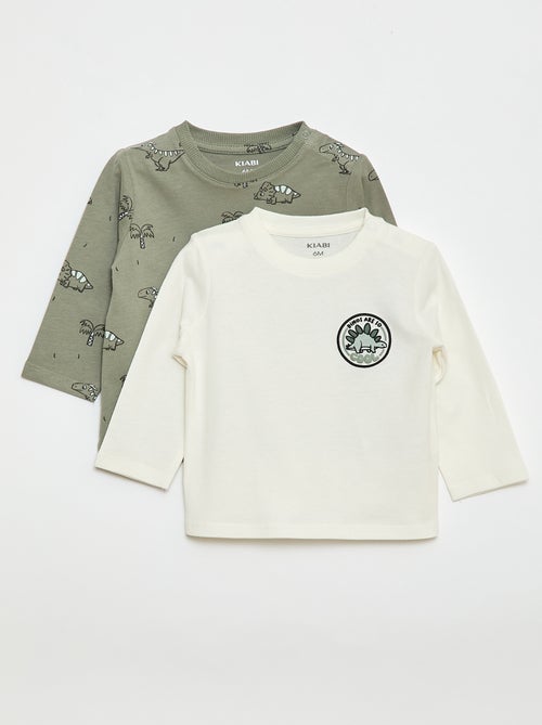 Pack de 2 camisetas de manga corta - Kiabi