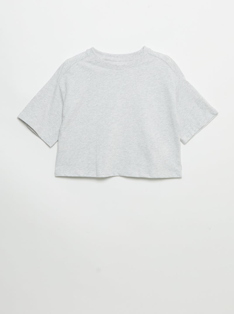 Pack de 2 camisetas de manga corta Negro - Kiabi
