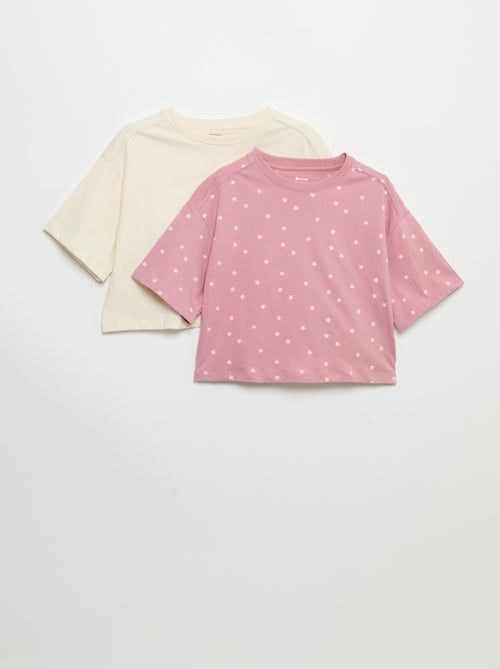 Pack de 2 camisetas de manga corta - Kiabi