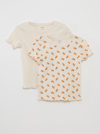 Pack de 2 camisetas de manga corta