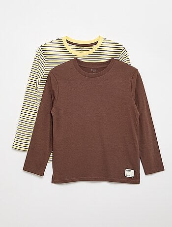 Pack de 2 camisetas de manga larga