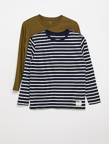 Pack de 2 camisetas de manga larga