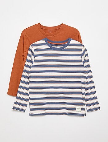 Pack de 2 camisetas de manga larga