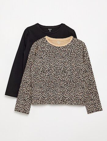 Pack de 2 camisetas de manga larga