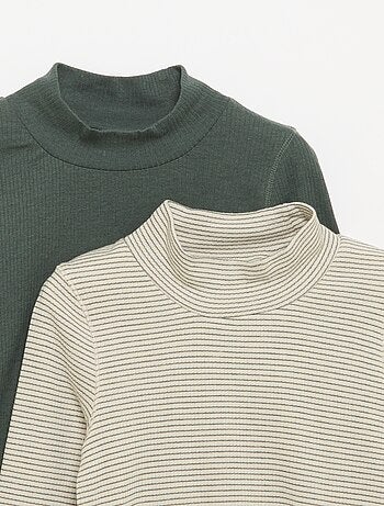 Pack de 2 camisetas de manga larga