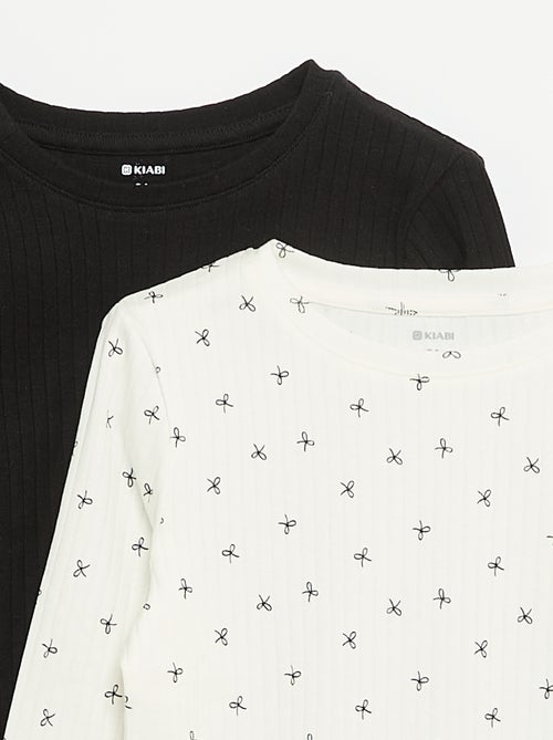 Pack de 2 camisetas de manga larga - Kiabi