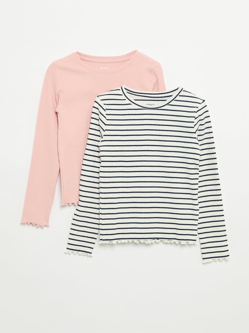 Pack de 2 Camisetas de manga larga - Kiabi