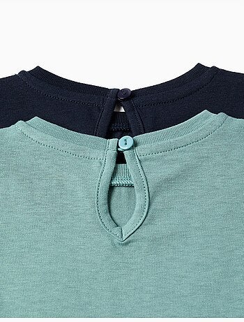 Pack de 2 camisetas de manga larga con estampados de arte