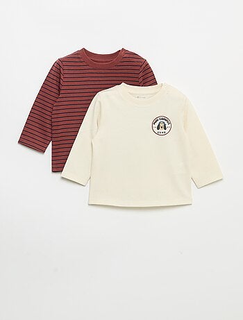 Pack de 2 camisetas de manga larga