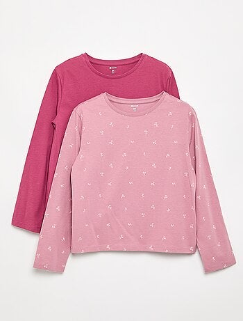 Pack de 2 camisetas de manga larga