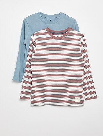 Pack de 2 camisetas de manga larga